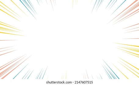 Es una línea colorida concentrada. Hay múltiples variaciones.