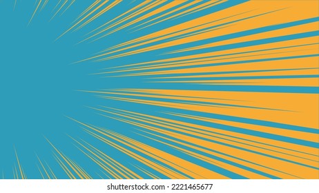 Colorful concentration line illustration material