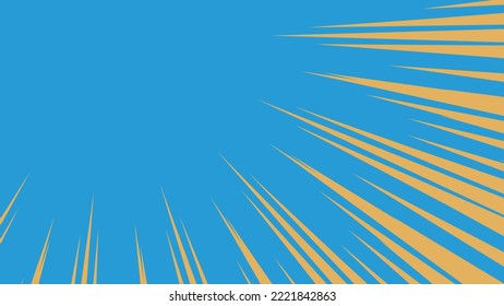 Colorful concentration line illustration material