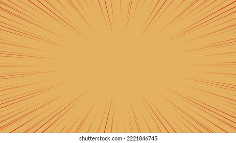 Colorful concentration line illustration material