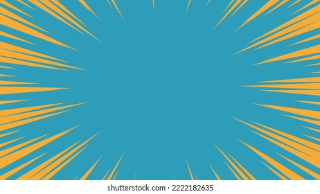 Colorful concentration line illustration material