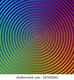 Colorful Concentric Background