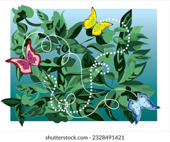 A colorful conceptual vector illustration