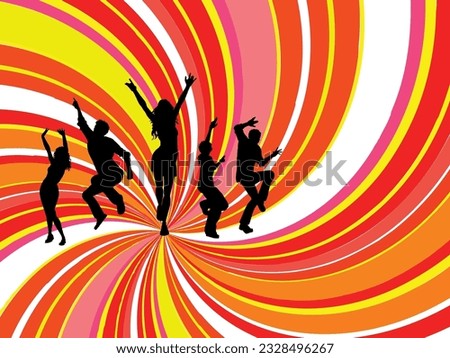 A colorful conceptual vector illustration