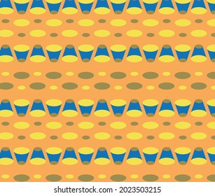 colorful cone background Can be used to decorate the work to be more beautiful