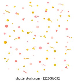 Vector de explosión de fondo de confeti colorido