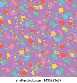 Colorful confetti candy funny pattern vector