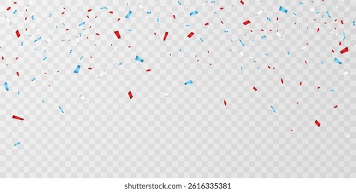 Colorful confetti. Celebration carnival falling shiny glitter confetti. Luxury greeting card. Vector illustration.