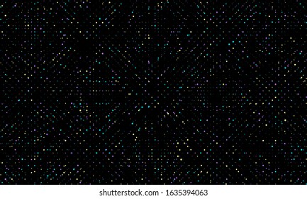 Colorful confetti. Explosion particles. Color dots. Vector illustration.