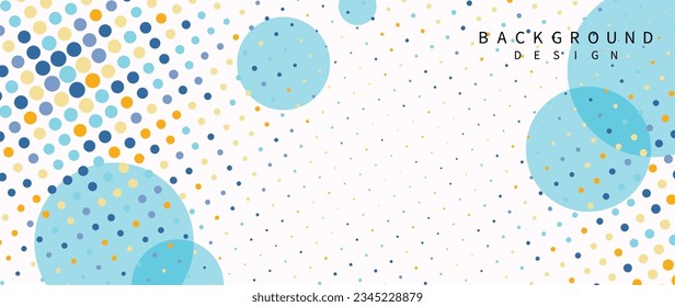 Vector de fondo de medio tono de confeti colorido. Resumen de puntos vibrantes optimiza el diseño de la plantilla. Diseño de fondo de pantalla del festival de celebración para la apertura, fiesta, cumpleaños, telón de fondo, saludo.