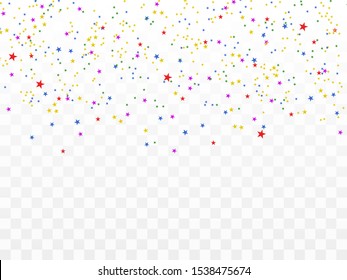 Colorful confetti  isolated. Festive background vector. Happy Birthday. Holiday.