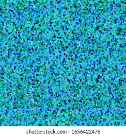 Colorful confetti. Сhaotic mosaic texture. Square pattern with geometric design. Blue vector confetti pattern. Seamless pattern. Turquoise background. Follow other mosaic patterns in my collections. 