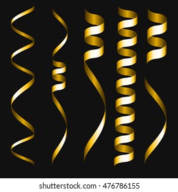 colorful confetti on dark background