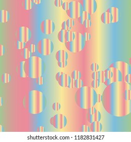 Colorful Confetti on a Pastel Background. Placer from the Circles.Beautiful Bright Pattern.Vector Illustration. Pastel Color design. Dots.For cards,banners,print. A Scattering of Confetti