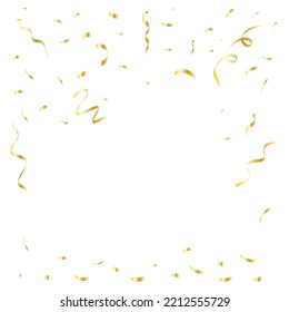 Colorful confetti on white background. Great for a birthday party or an event celebration invitation or decor. Surface pattern design.