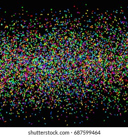 Colorful confetti pattern. Eps8. RGB Global colors