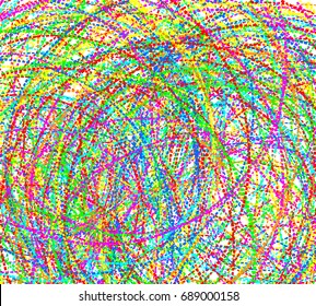 Colorful confetti pattern. Eps8. RGB Global colors