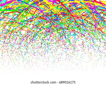 Colorful confetti pattern. Eps8. RGB Global colors