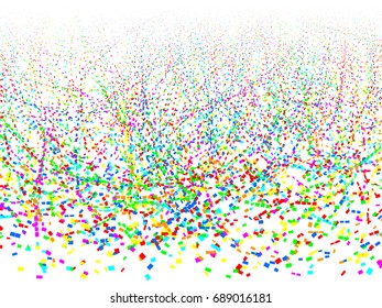 Colorful confetti pattern. Eps8. RGB Global colors