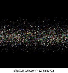 Colorful confetti ribbons festive background for party holiday postcard poster website carnival birthday parties. Vector illustration