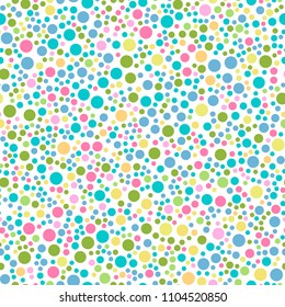 Colorful confetti seamless pattern. Party vector background. Celebration concept. Easy to edit  design template for cards, invitations, textile, websites etc.