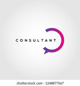 Colorful Consultan Logo Design Template
