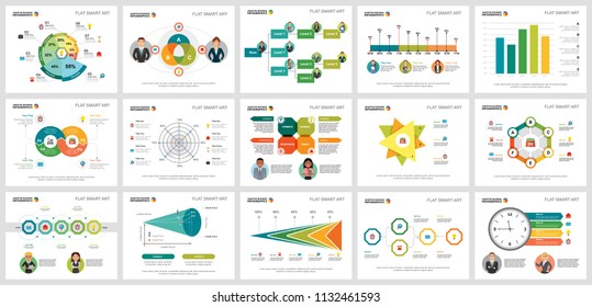 Colorful Consulting Marketing Concept Infographic Charts Stock Vector ...