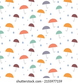 Patrones de otoño coloridos y frescos con vectores e ilustraciones