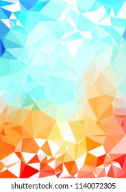 Colorful cool background for banner, triangulation pattern