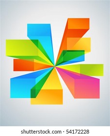 Colorful copyspace rectangular backgrounds
