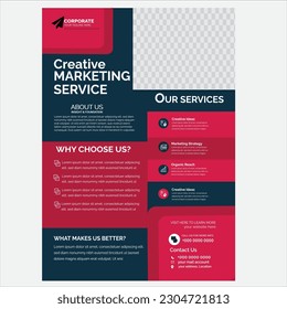 Colorful Corporate Flyer.Simple and Smart Flyer Design.