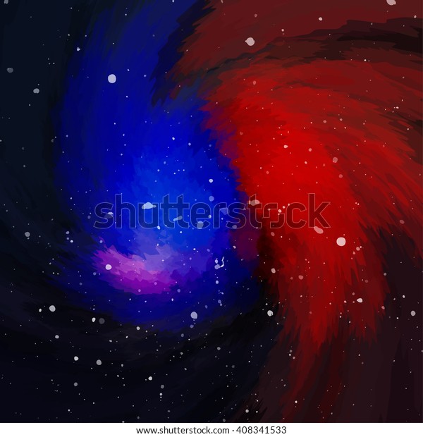 Colorful Cosmic Background Light Shining Stars Stock Vector (Royalty ...
