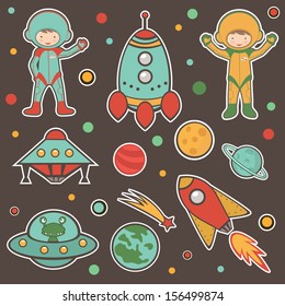 Colorful cosmic set