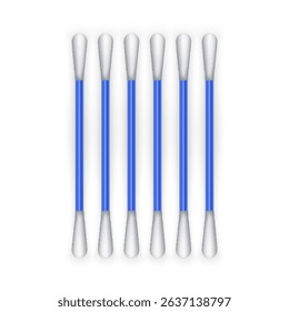 Colorful Cotton Swabs for Ear Cleaning and Personal Hygiene