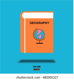 Colorful course book icon. Vector education concept design.