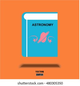 Colorful course book icon. Vector education concept design.