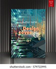 Colorful cover. Background for books.