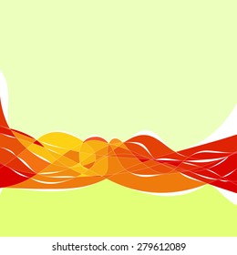 Colorful cover with copy space