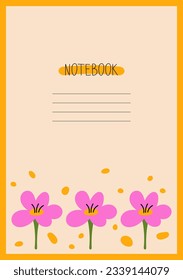 Colorful cover page templates for print products, stationery, notebooks, workbooks, brochures, planners. Vector illustrations, layout background composition