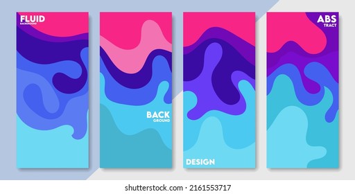 Colorful covers background for banner and social media story