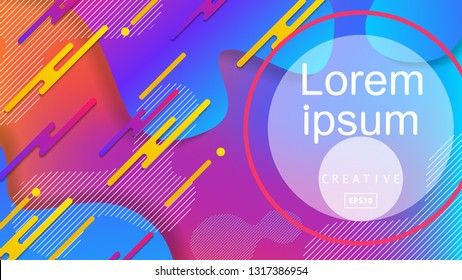 Colorful covers background design. Fluid shapes composition and Minimal geometric pattern gradients.
. Eps10 vector.