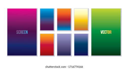 Colorful covers design. Abstract geometric pattern background for business brochure cover design. Wallpapers set for mobile app.