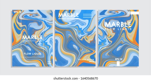 Colorful covers design set. Abstract shapes, holographic, fluid and liquid colors, trendy gradients. Futuristic vector posters, bundle background