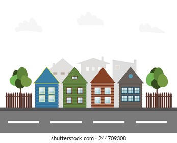 Colorful And Cozy Family Houses
