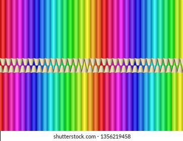colorful crayons background