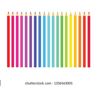 Colorful Crayons Set