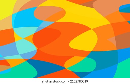 colorful creative abstract art background for summer concept theme. You can use this design for posters, banners, magazines, sales covers, quotes for social media, etc.