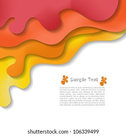 Colorful creative abstract business modern 3d vector background