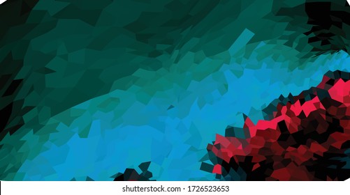 Colorful creative abstract polygonal background.