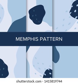 Colorful creative background with doodle hand drawn geometric texture in pastel colors. Retro memphis vector pattern for invitations, brochures, cards design, packaging print.